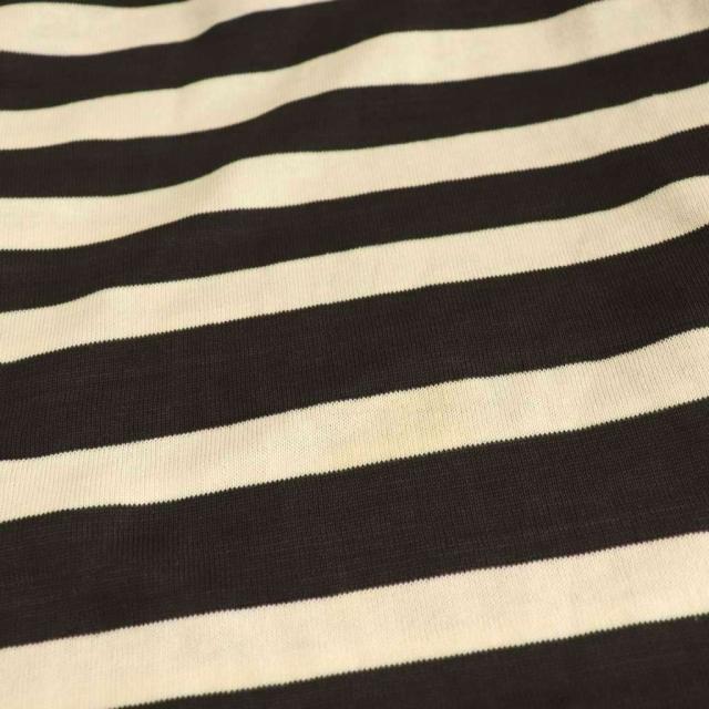 中古】シャネル ヴィンテージボーダーニット カットソー 半袖 36