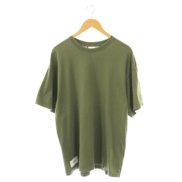 【中古】ダブルタップス 23SS Tシャツ 231ATDT-CSM29 INGREDIENT/SS/ カットソー 半袖 02 カーキグリーン メンズ