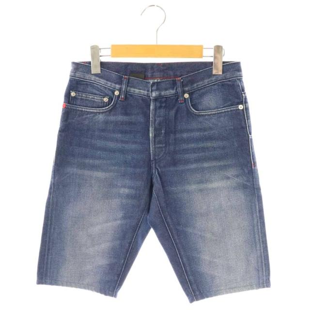 【中古】ディオールオム Dior HOMME ショートパンツ ハーフパンツ デニム 28 ブルー インディゴ /ES ■GY53 メンズ