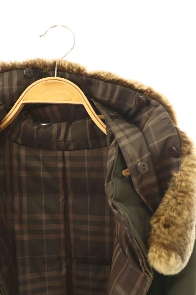 中古】バーバリー レッキスファー ダウンジャケット リバーシブル 裏地