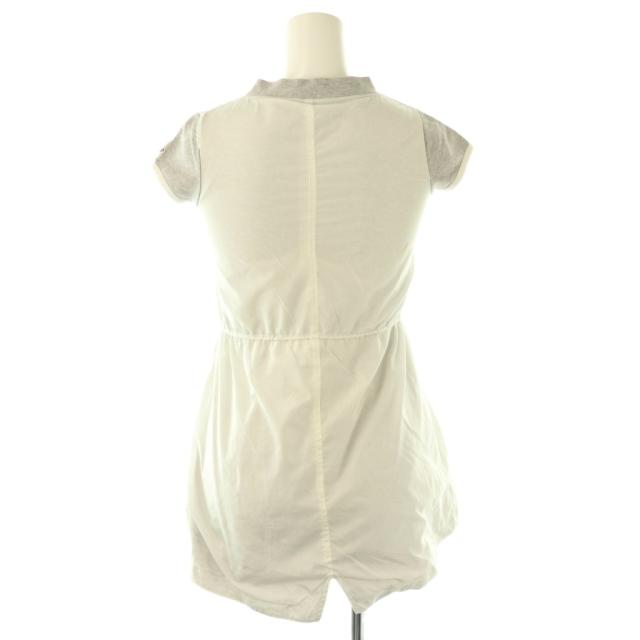 【中古】モンクレール MONCLER ABRITO MANICHE CORTE ワンピース キッズ ロゴ ワッペン 140cm グレー B1954-85-63905_1