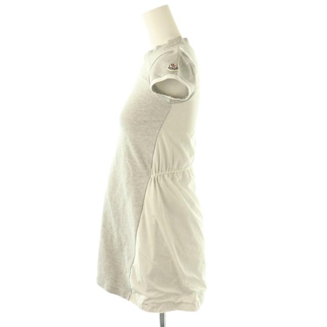 【中古】モンクレール MONCLER ABRITO MANICHE CORTE ワンピース キッズ ロゴ ワッペン 140cm グレー B1954-85-63905_2