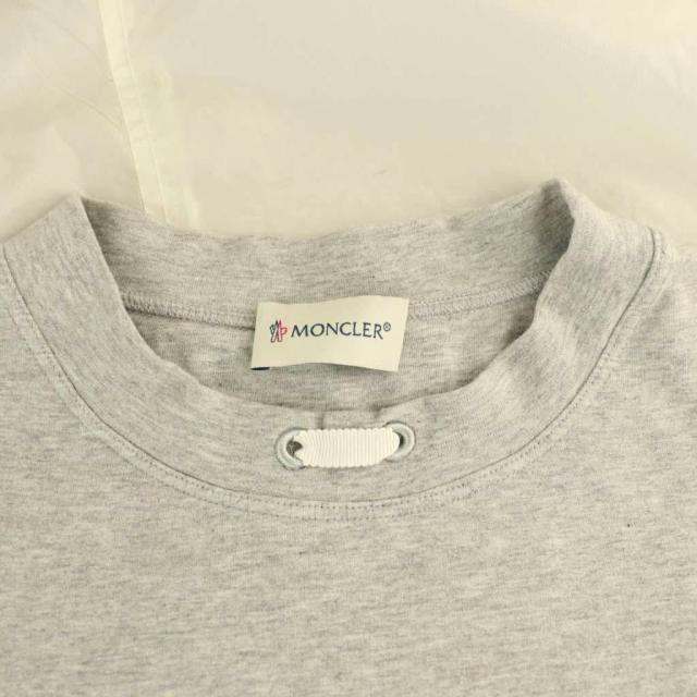 【中古】モンクレール MONCLER ABRITO MANICHE CORTE ワンピース キッズ ロゴ ワッペン 140cm グレー B1954-85-63905_5