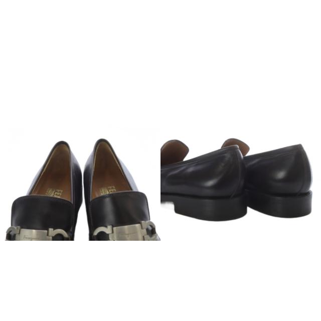 【中古】サルヴァトーレフェラガモ Salvatore Ferragamo ローファー スリッポン ガンチーニ 7.5EE ダークブラウン