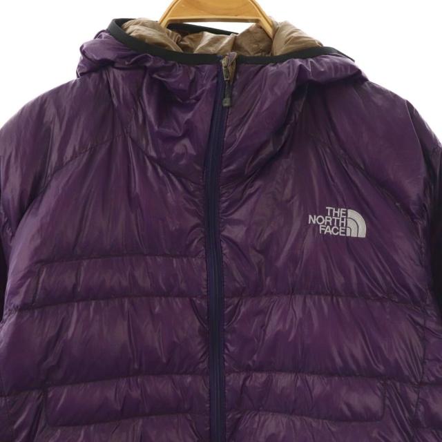 【中古】ザノースフェイス THE NORTH FACE LIGHT HEAT HOODIE ダウンジャケット ロゴ ナイロン M 紫 パープル 中古】ザノースフェイス THE NORTH FACE LIGHT HEAT HOODIE ダウン