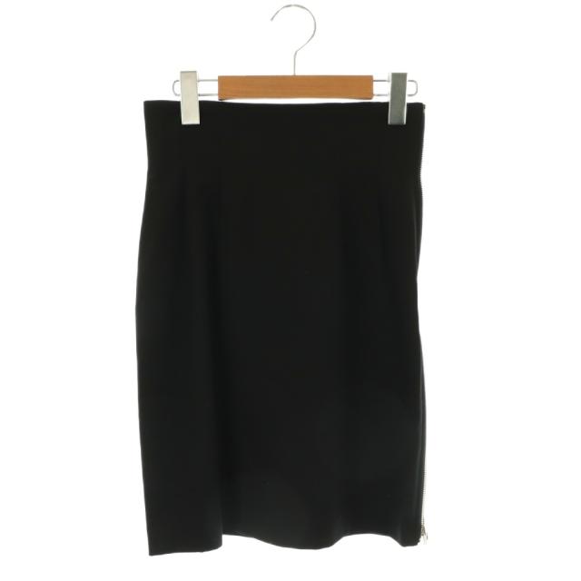 【中古】コムデギャルソン COMME des GARCONS AD1992 タイトスカート ミニ ウール フルジップ S ブラック