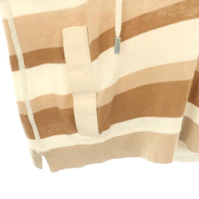 【中古】ドルチェ&ガッバーナ ドルガバ トップス パーカー ノースリーブ ボーダー ロゴ ワッペン 44 中古】ドルチェ&ガッバーナ ドルガバ トップス パーカー ノースリーブ