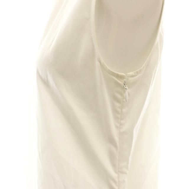 【中古】ニナリッチ NINA RICCI ワンピース ノースリーブ コットン 34 ホワイト 白 /CX ■GY57 レディース