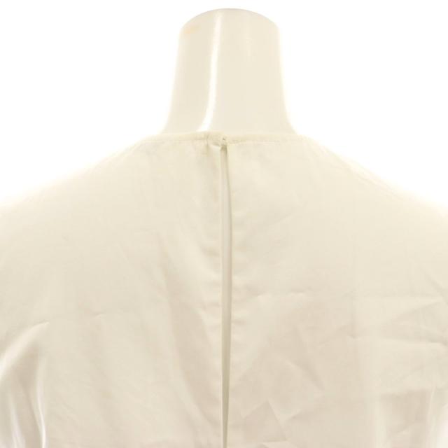 【中古】ニナリッチ NINA RICCI ワンピース ノースリーブ コットン 34 ホワイト 白 /CX ■GY57 レディース