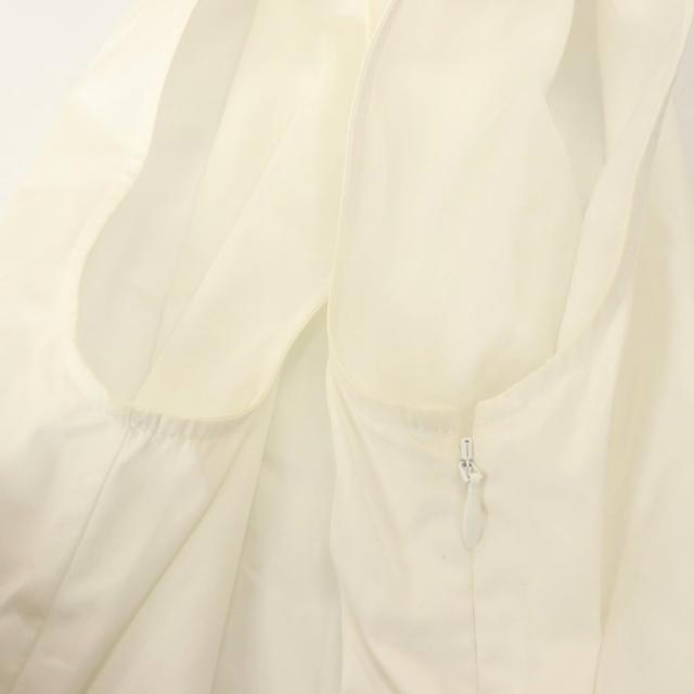 【中古】ニナリッチ NINA RICCI ワンピース ノースリーブ コットン 34 ホワイト 白 /CX ■GY57 レディース