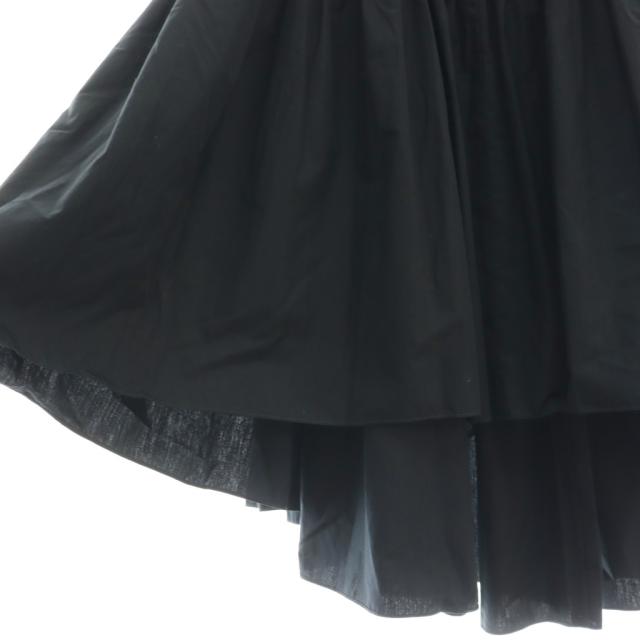 【中古】パトゥ PATOU 23年 フレアスカート ロング 34 ブラック /DF ■GY57 レディース_3