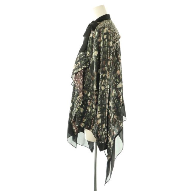 【中古】サカイ sacai 21AW Tweed Pullover ツイードプルオーバーシャツブラウス 長袖 総柄 1 マルチカラー /DO_2