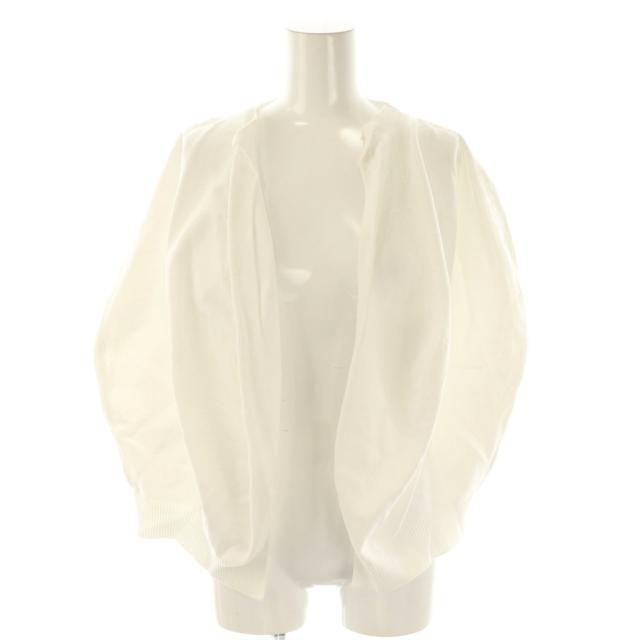【中古】リビアナコンティ Liviana Conti カーディガン ニット コクーンシルエット 40 ホワイト レディース