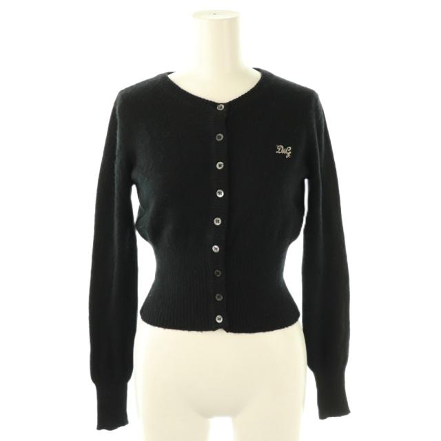 【中古】ディー&ジー ドルガバ ドルチェ&ガッバーナ D&G カーディガン S ブラック /DO ■GY57 レディース