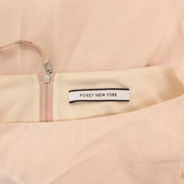 【中古】フォクシーニューヨーク FOXEY NEW YORK 39358 御召しもの パイ 衣装 ノースリーブ ロング 38 さくら色