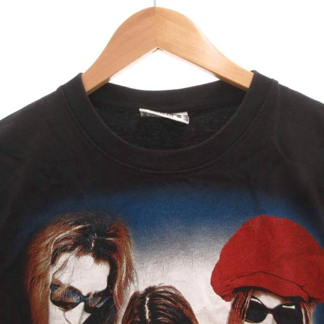 【中古】ヴィンテージ VINTAGE 90s THE ROXX X Japan バンドTシャツ カットソー プリント S 黒 ブラック_2
