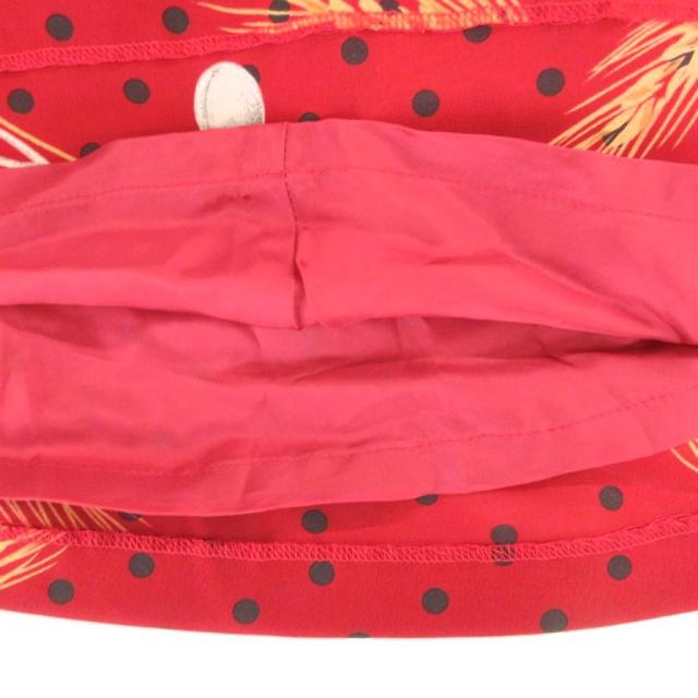 中古】インゲボルグ INGEBORG 美品 ワンピース 3 赤 レッド ウエスト