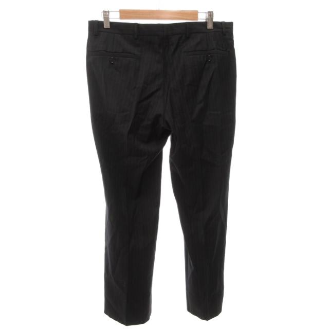 【中古】ヴァレンティノ ヴァレンチノ VALENTINO セットアップ スーツ ジャケット パンツ ストライプ ウール 46 黒_4