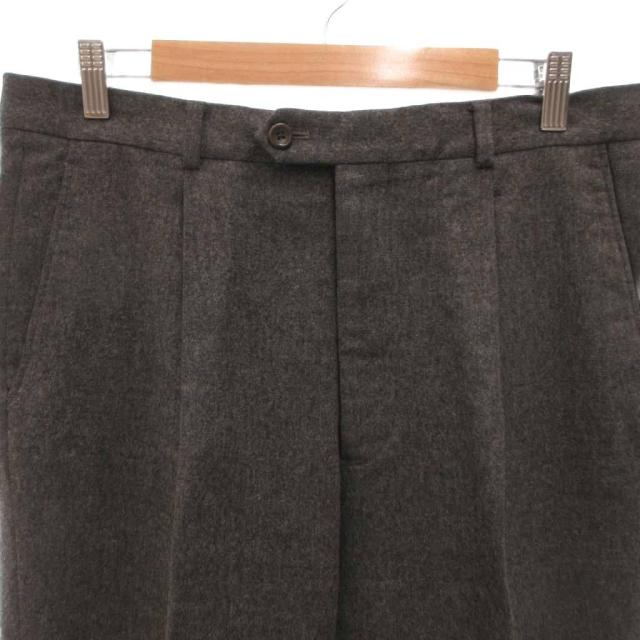 【中古】アルマーニ コレツィオーニ セットアップ スーツ ジャケット パンツ ウール カシミヤ混 48 グレー_6