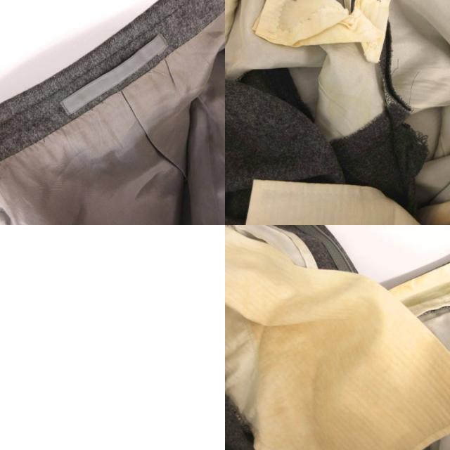 【中古】アルマーニ コレツィオーニ セットアップ スーツ ジャケット パンツ ウール カシミヤ混 48 グレー_8