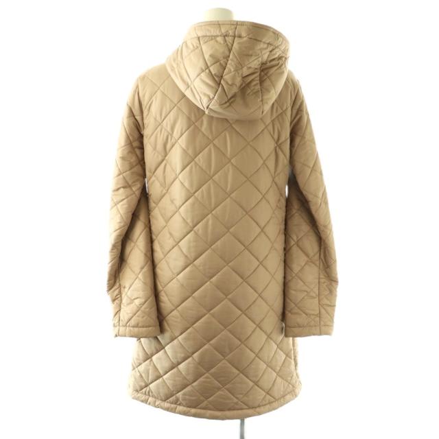 【中古】マッキントッシュ MACKINTOSH キルティングコート アウター 中綿 フード 34 ベージュ /CX ■GY60 レディース_1