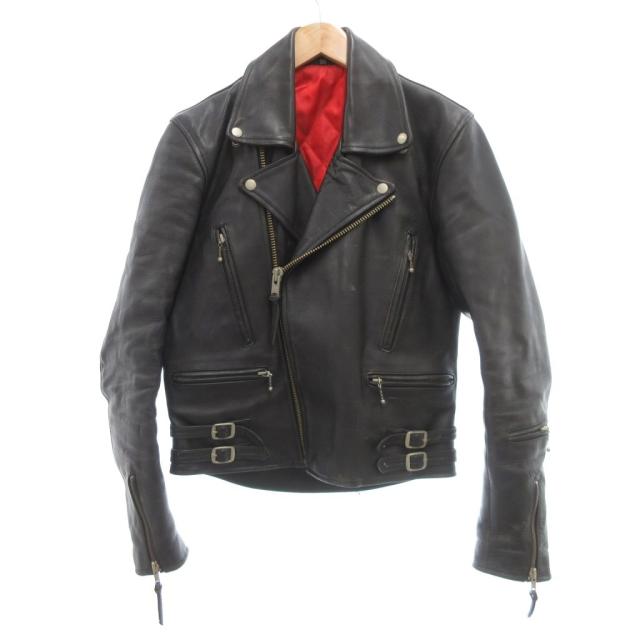 中古】フリーダム Freedom ダブル ライダースジャケット 牛革