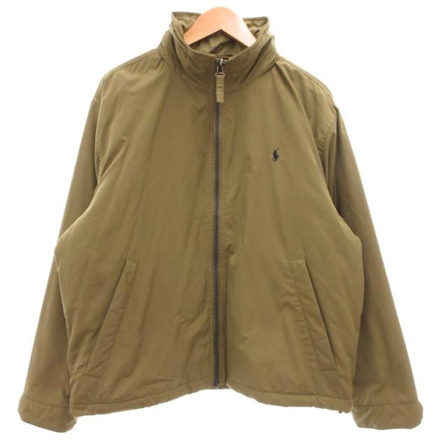 【中古】ポロ ラルフローレン POLO RALPH LAUREN 中綿ジャケット LL カーキ JR-RL-BA0843 /ML ■ECD001 メンズ