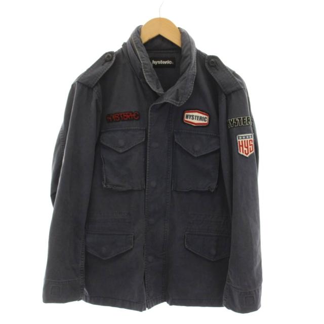 【中古】ヒステリック Hysteric ミリタリージャケット M-65 ジップアップ アウター F グレー 2AB-4950 /YM ■ECD001