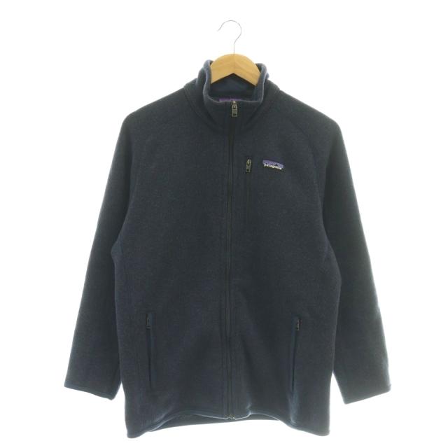 【中古】パタゴニア Patagonia ブルゾン ニット M ネイビー /ES ■ECD001 メンズ