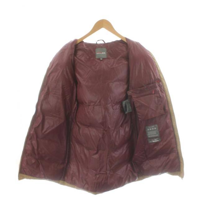 【中古】デュベティカ DUVETICA ダウンジャケット フード ファー ナイロン アウター 38 ベージュ D037001057 R-MFW_4