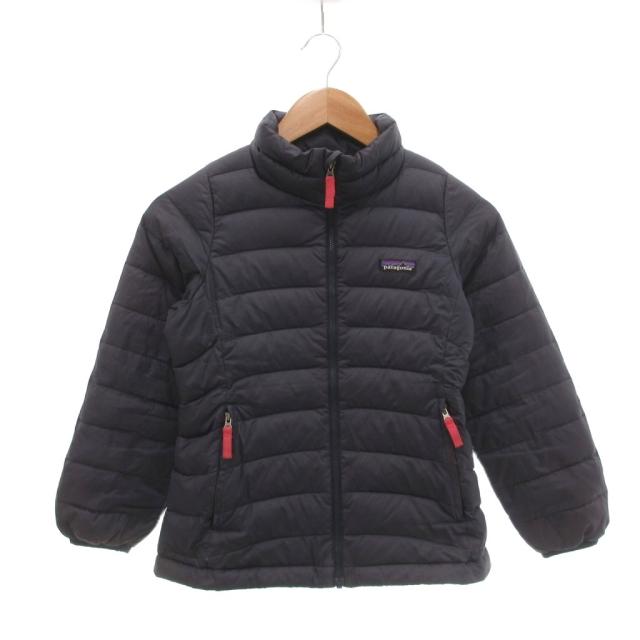 【中古】パタゴニア Patagonia ダウンジャケット S ジップアップ ロゴ スタンドカラー 紺 ネイビー /NU ■ECD001