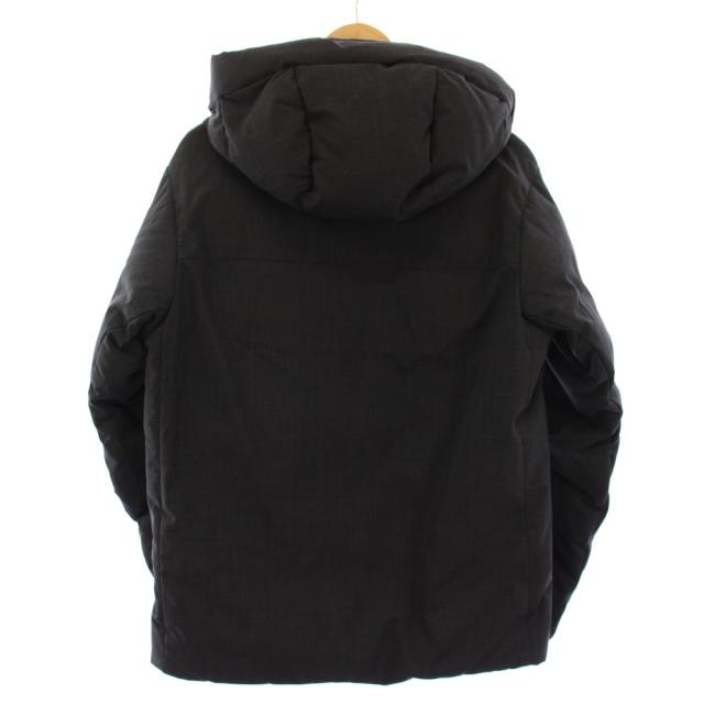 【中古】ユナイテッドアローズ KOMATSU 小松精練 TW ダウンジャケット アウター ジップアップ L 黒 ■ECD001 メンズ_1