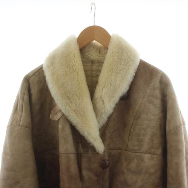 【中古】TESTYLER ムートンジャケット アウター 茶 ブラウン /AN80 ■ECD001 レディース_4