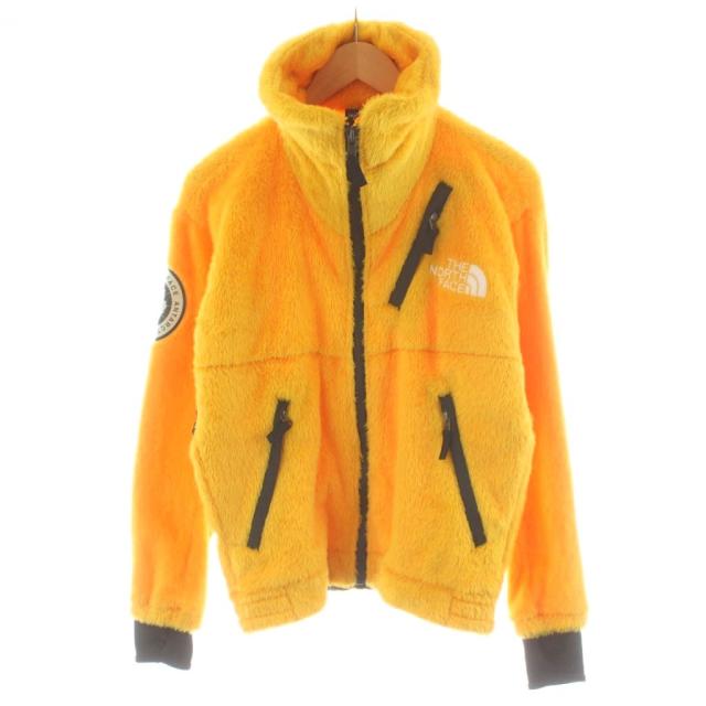 【中古】ザノースフェイス アンタークティカバーサロフトジャケット フリースジャケット ロゴ S 黄
