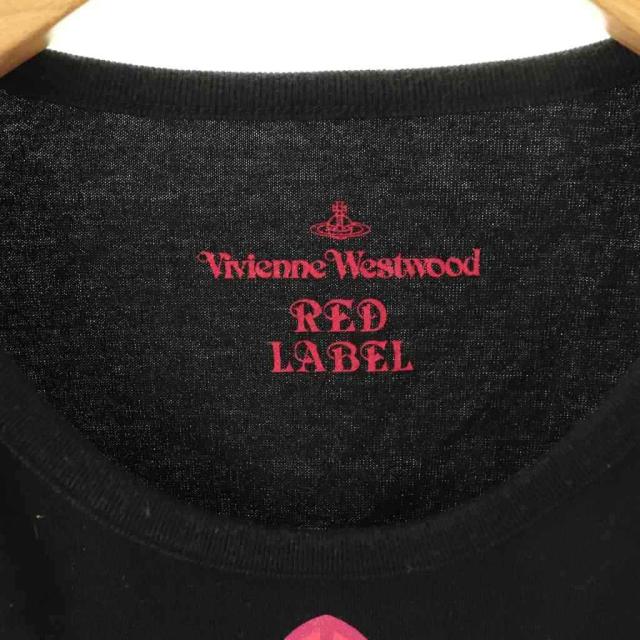 【中古】ヴィヴィアンウエストウッドレッドレーベル Tシャツ カットソー 半袖 2 ブラック_4