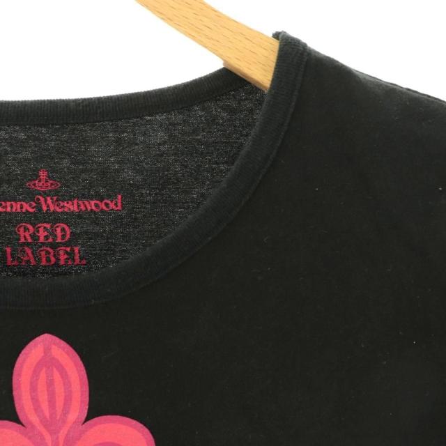 【中古】ヴィヴィアンウエストウッドレッドレーベル Tシャツ カットソー 半袖 2 ブラック_5