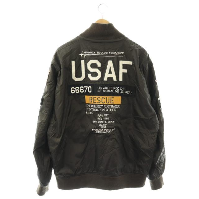 【中古】アヴィレックス AVIREX フライトジャケット 2XL 黒 ブラック /SS ■OS ■ECD002 メンズ_1