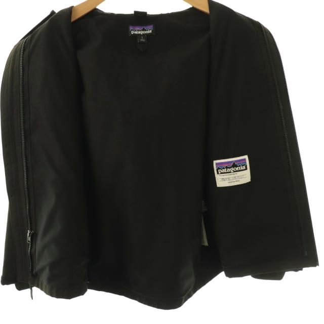 【中古】パタゴニア Patagonia ジャケット 上着 L 黒 ブラック フード付き 長袖 ロゴ/GP ■ECD002 メンズ_2