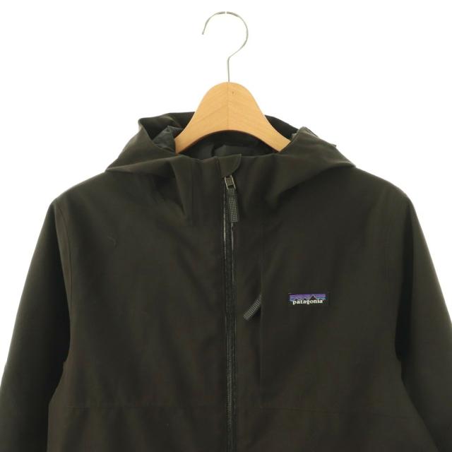 【中古】パタゴニア Patagonia ジャケット 上着 L 黒 ブラック フード付き 長袖 ロゴ/GP ■ECD002 メンズ_3