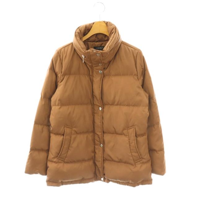 【中古】ローレンラルフローレン LAUREN RALPH LAUREN ダウンジャケット コート アウター S ピンクベージュ /NR