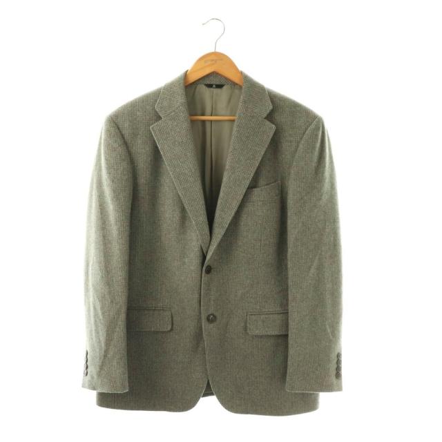 【中古】ランバン LANVIN テーラードジャケット カシミヤ R52 グレー /ES ■ECD002 メンズ