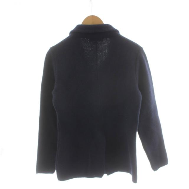 【中古】ラルディーニ LARDINI ニットジャケット シングル ウール XS 紺 ネイビー /AN33 ■ECD002 メンズ_1