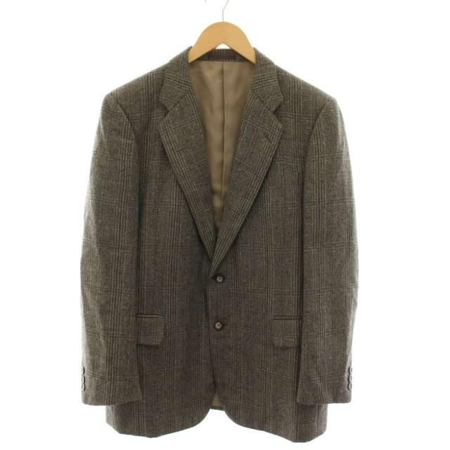 【中古】バーバリーズ Burberrys テーラードジャケット チェック アウター ヴィンテージ 98-88-175AB6 ブラウン /YM