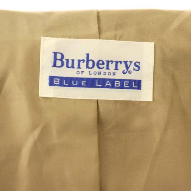 【中古】バーバリーズ Burberrys Blue Label ヴィンテージ テーラードジャケット アウター シングル ベージュ /BB
