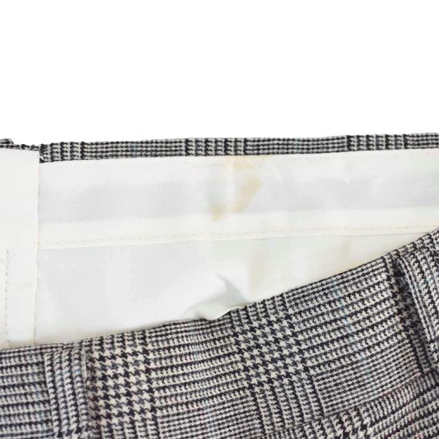 【中古】ヒューゴボス HUGO BOSS スーツ セットアップ テーラードジャケット パンツ スラックス チェック 52 茶_7