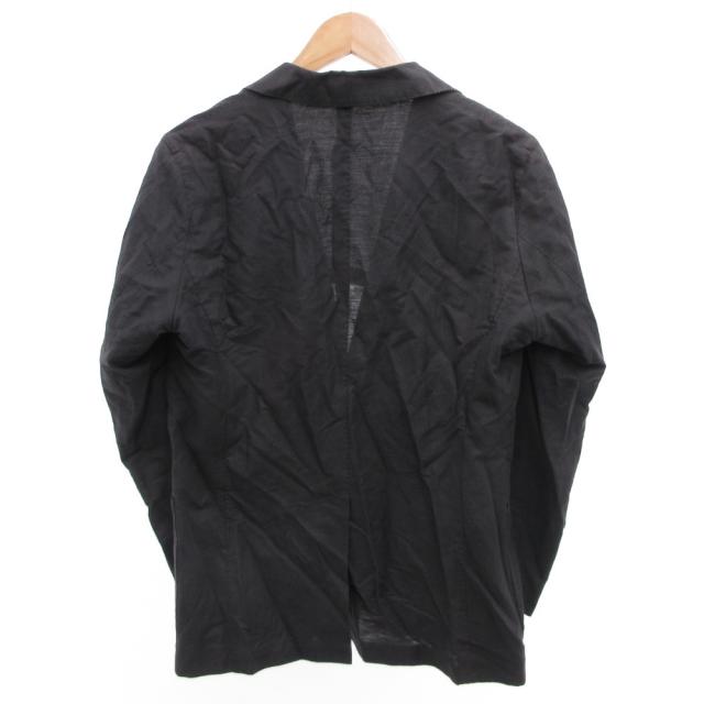 【中古】アレグリ allegri テーラードジャケット カジュアル リネン混 46 チャコールグレー /JS ■ECA003 メンズ_1
