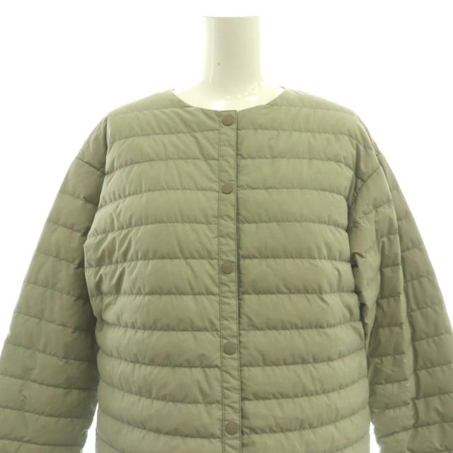 【中古】ザノースフェイス THE NORTH FACE ダウンジャケット ロング M カーキ色 /SY ■OS レディース_4