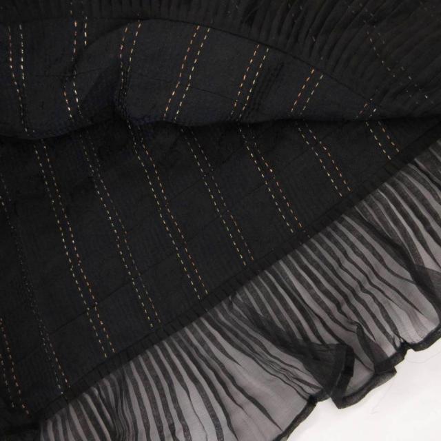 【中古】未当てはめる品 イザベルマラン ISABEL MARANT 下げ札付き添い人 筋目スコート 他愛もない 地絹混 ラメ 総柄 38 黒