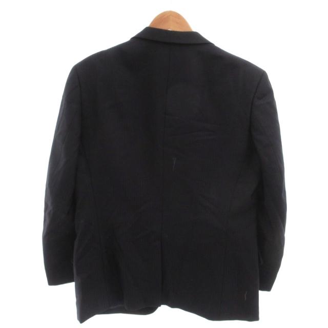【中古】イヴサンローラン YVES SAINT LAURENT セットアップ スーツ シングル ジャケット パンツ ストライプ 98 紺_2