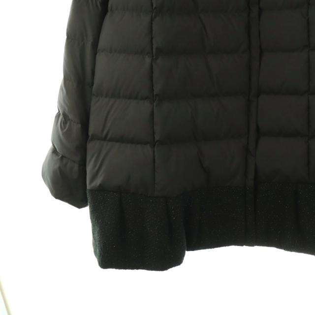 【中古】トゥービーシック TO BE CHIC ダウンコート アウター 裾切替 ラメ 40 ブラック /CX ■ECD003 レディース_5